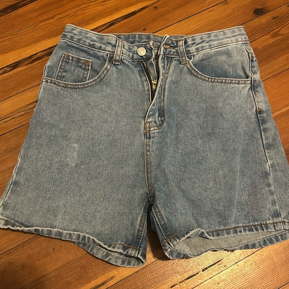 mid length Jean shorts